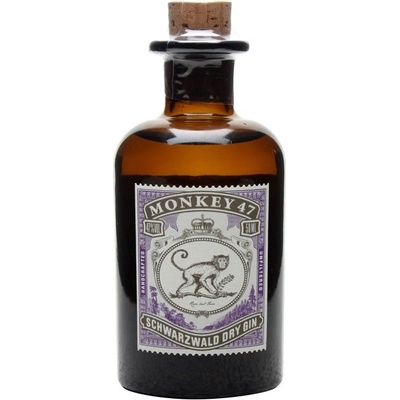 Monkey 47 Schwarzwald Dry Gin 47% 0,05 l (čistá fľaša)