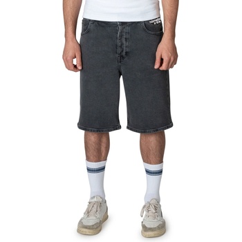 HOME BOY къси панталони unisex HOME BOY - x-tra Baggy - Denim - Washed Grey - 01SH0384 WASHED GREY-85