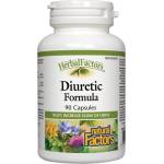 Natural Factors Diuretic Formula - Диуретик Формула - срещу задържане на течности и подуване, 90 капсули Natural Factors (4630 NF)