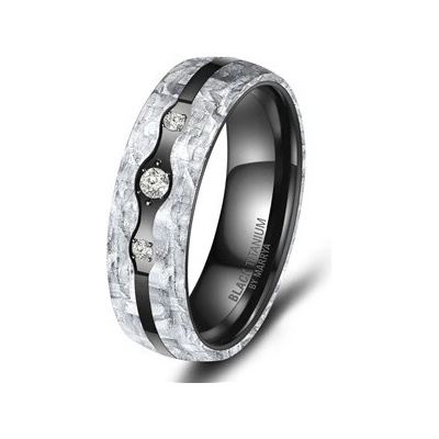 Marrya BT 11 Dámský snubní prsten BLACK TITANIUM BT 11D