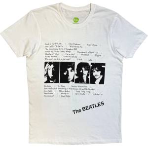 The Beatles White Album Tracks (Back Print) White XL Риза (BEATTEE391MW04)