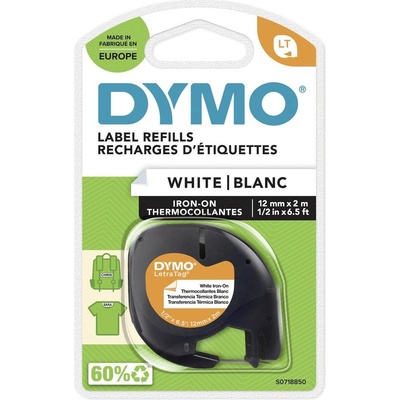DYMO S0718850 PET Barva pásky: bílá Barva písma: černá 12 mm 2 m S0718850