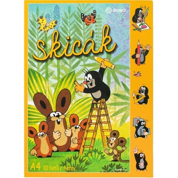 BOBO Krtek Скицник 10 A4 190 g (19677)