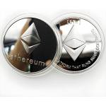 HARAHU Монета Ethereum - Сребърна KP13408