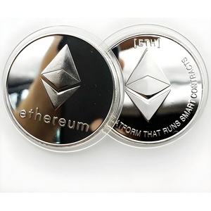 HARAHU Монета Ethereum - Сребърна KP13408