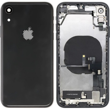 Kryt Apple iPhone XR Zadní Housing s Malými Díly černý