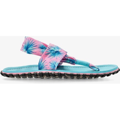 Gumbies Slingback Neon Palm modrá ružová