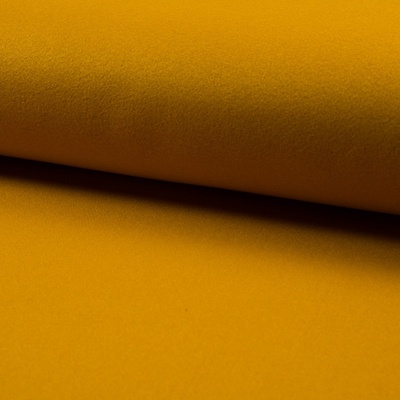 Kabátovina úpletová GLASGOW, tmavo žltá, š.145