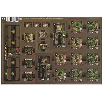 Devil Pig Games Heroes of Normandie: Canadian Platoon Punch board