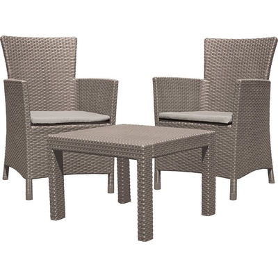 Allibert Rosario Balcony Set 2 + 1 cappuccino