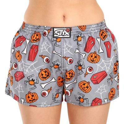Styx Dámske trenky art klasická guma Halloween rakvy K1752