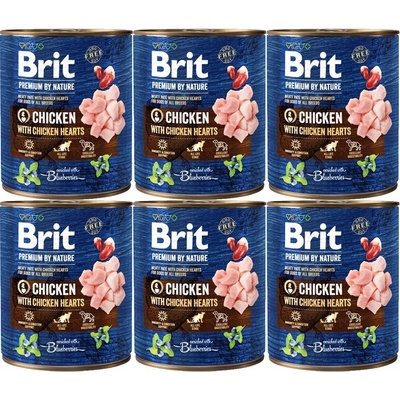 Brit Premium by Nature Chicken with Hearts 800 g