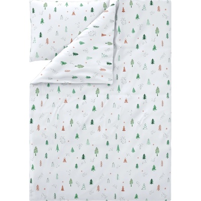 Livarno povlečení z jemného flanelu jedle zelená 140x200 70x90 – Sleviste.cz