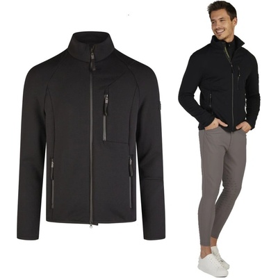 Pikeur Mikina Classic Sports Polartec pánská černá – Zboží Dáma