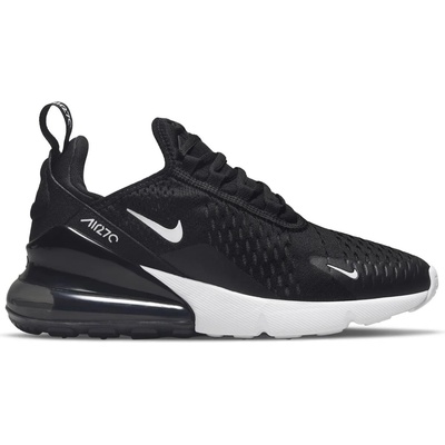 Nike Юношески маратонки Nike Air Max 270 React Junior Trainers - Black/White