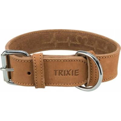 Trixie hnědý obojek pro psa z hrubé kůže