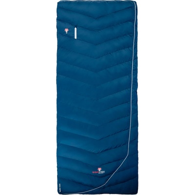 Grüezi bag Пухен спален чувал Grüezi bag Downwool Two In One Comfort 2.0 Down sleeping bag - Zip: Right - Night Blue - размер bis 185 cm Körpergröße (513-1986-0211)