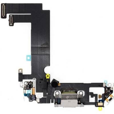 AppleKing nabíjecí a audio flex konektor pro iPhone 12 mini - bílý