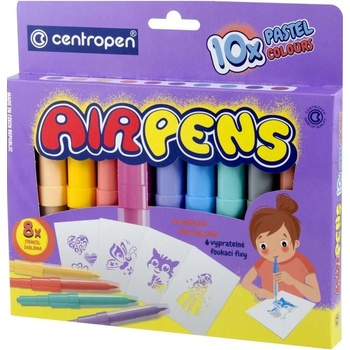 Centropen Air Pens Pastel 1500 10 ks