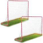 NeoSport 2бр. големи футболни врати 183x122x61см - червени (TE1450-2)