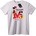 NOONEBRAND Тениска Mickey & Minnie Mouse - 2XL, White