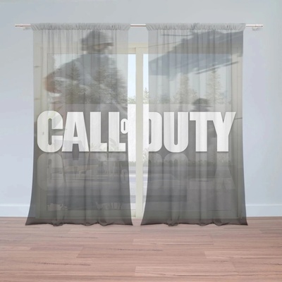 Sablio Záclony Call of Duty Vrtuľník: 2ks 150x250cm