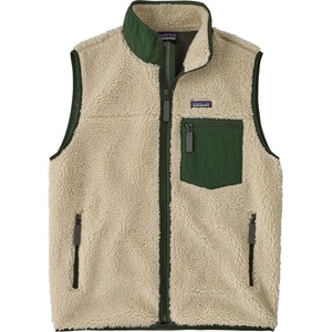 Patagonia Мъжки поларен елек Patagonia Classic Retro-X Vest Fleece vest - Dark Natural / Treeline Green - размер XS (032-1577-1011)