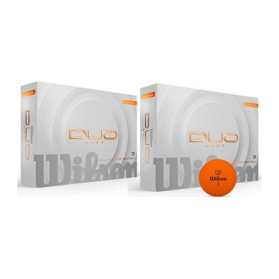 Wilson Duo Soft oranžové 24 ks