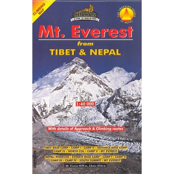 Nepa maps - Mt. Everest z Tibetu a Nepálu 1:40 000