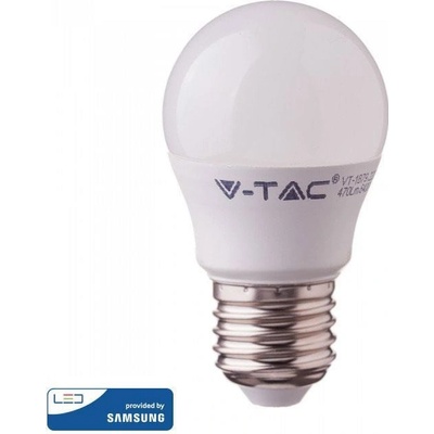 V-TAC PRO SAMSUNG LED žiarovka E27 G45 7W teplá biela