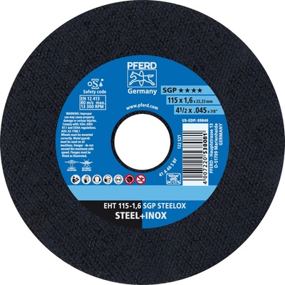 Pferd Rezný kotúč 115 x 1,6 x 22,23 mm 4007220538081