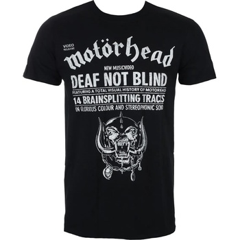 Image 1 of ROCK OFF мъжка тениска Motörhead - Глух Не Сляп - Черен - ROCK OFF - MHEADTEE44MB