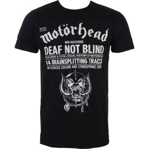 ROCK OFF мъжка тениска Motörhead - Глух Не Сляп - Черен - ROCK OFF - MHEADTEE44MB