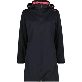CMP Дамско софтшел яке CMP Women's Parka Zip Hood Softshell jacket - Antracite / Coral - размер 36 (EU) (103-2140-0712)