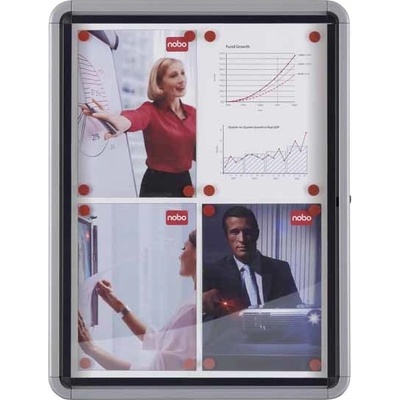 Nobo vitrína exteriérová magnetická 9 x A4 – Zbozi.Blesk.cz