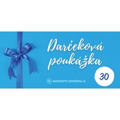 Darčeková poukážka 30€