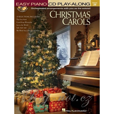 EASY PIANO 28 CHRISTMAS CAROLS Vianočné koledy + CD