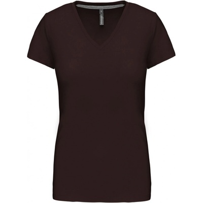 Kariban Vintage V-Neck K381 chocolate