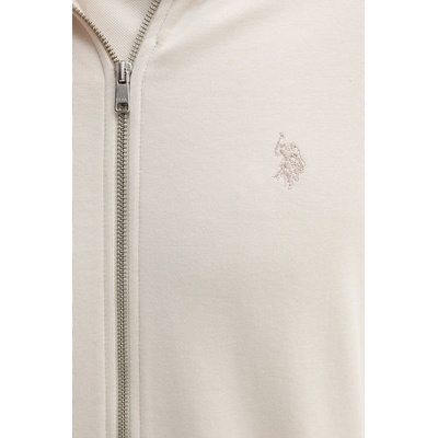 U. S. Polo Assn U. S. Polo Assn. суичър с цип и качулка мъжки с памук DHM Interlock Zip (MUP4660)