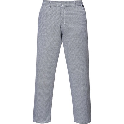 PORTWEST Kalhoty Harrow Chefs S068, do pasu POR-S068HTRXL XL Houndstooth