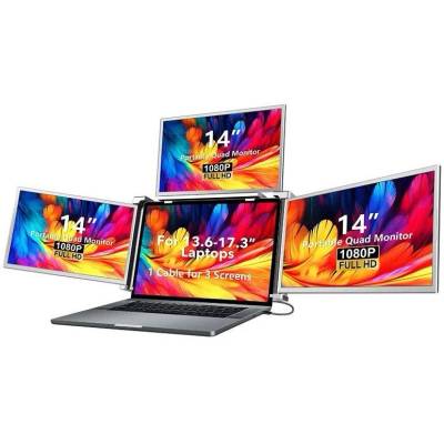 ExtraLink Smart Life S680 14" преносим монитор, 3 екрана, IPS, 1080p (EX.35281)