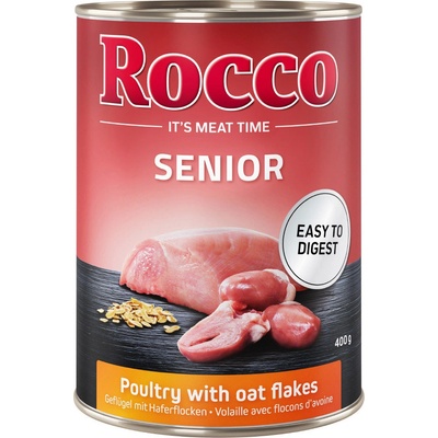 Rocco Senior hydina a ovsené vločky 24 x 400 g