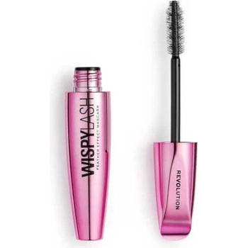 Makeup Revolution Wispy False Lash vodeodolná riasenka pre objem Black 8 ml