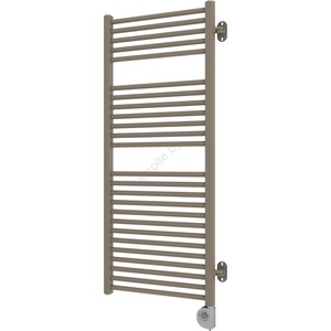 Vertaduro - Радиатор за баня с термостат MEG 600 W 118 x 50 см таупе (VR0081)
