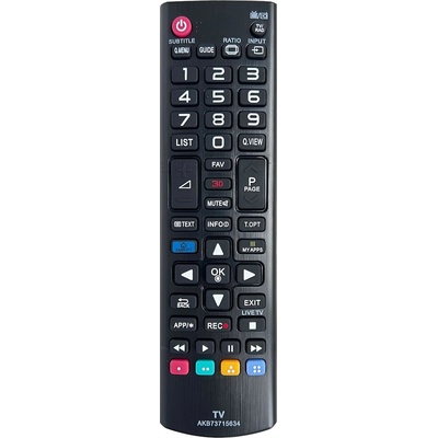 съвместим Lg akb73715634 - заместител дистанционно управление ЧЕРЕН (akb73715634)