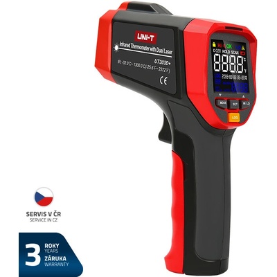 Teploměr bezkontaktní UNI-T UT303D+ (07810269)