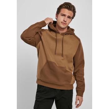 Urban Classics Мъжки суичър Urban Classics 2-Tone в кафяво midground/darkground UB-TB3831-02757 - Кафяв, размер M