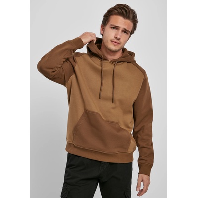 Urban Classics Мъжки суичър Urban Classics 2-Tone в кафяво midground/darkground UB-TB3831-02757 - Кафяв, размер M