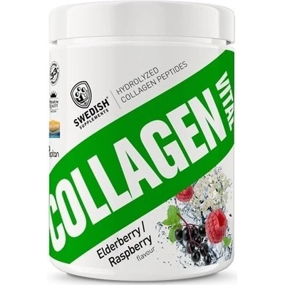 Swedish Supplements Collagen Vital Elderberry Raspberry 400 g