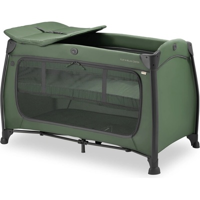 Hauck Cestovní postýlka Play N Relax Center s pultem Dark Green